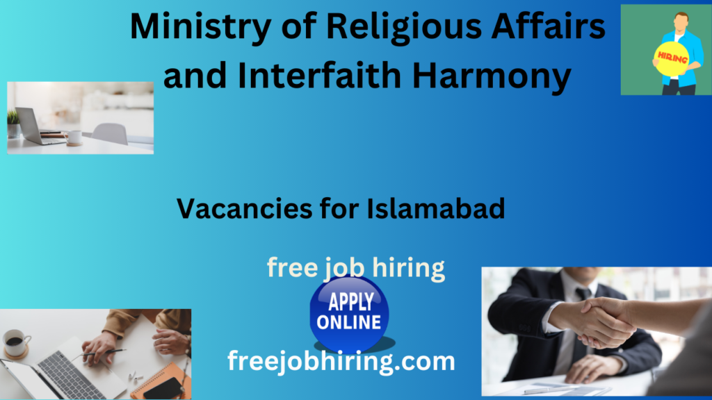 Vacancies for Islamabad 