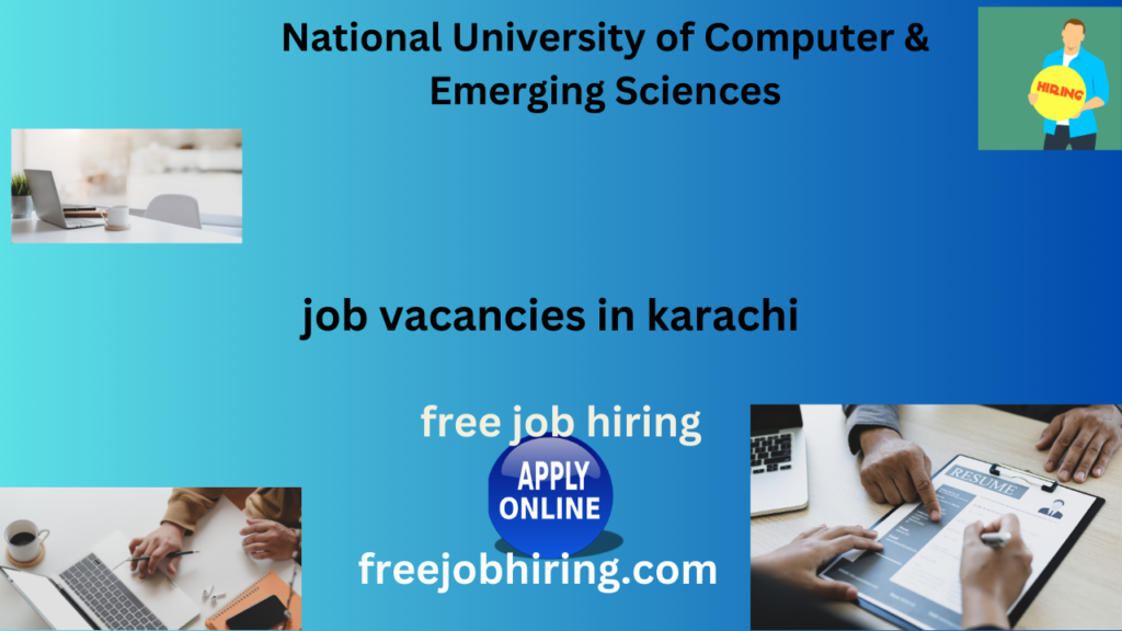 job vacancies in karachi